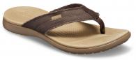 Crocs Santa Cruz Canvas Flip M 205612 Espresso / Khaki
