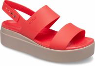 Women’s Crocs Brooklyn Low Wedge flame/mushroom