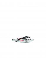 HUNTER EXPLODED LOGO FLIP FLOP  Black