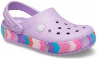 Crocs Crocband Chevron Beaded Clog Kids orchid